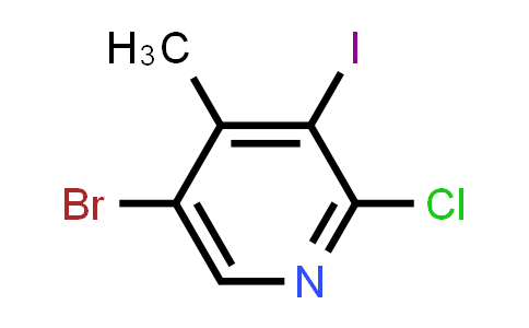 CAS No. 1823378-46-6, 5-Bromo-2-chloro-3-iodo-4-methylpyridine
