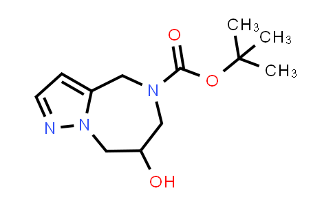CAS No. 1823389-42-9, tert-Butyl 7-hydroxy-7,8-dihydro-4H-pyrazolo[1,5-a][1,4]diazepine-5(6H)-carboxylate