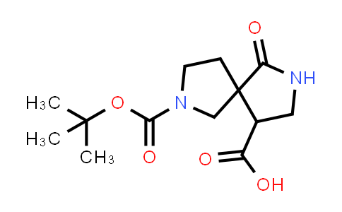CAS No. 1823415-48-0, 7-(tert-Butoxycarbonyl)-1-oxo-2,7-diazaspiro[4.4]nonane-4-carboxylic acid