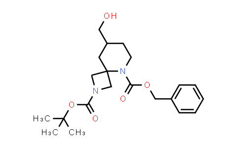 CAS No. 1823417-97-5, 5-Benzyl 2-(tert-butyl) 8-(hydroxymethyl)-2,5-diazaspiro[3.5]nonane-2,5-dicarboxylate