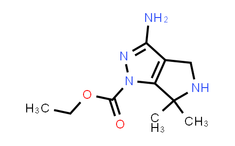 CAS No. 1823457-08-4, Ethyl 3-amino-6,6-dimethyl-5,6-dihydropyrrolo[3,4-c]pyrazole-1(4H)-carboxylate