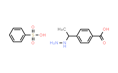 CAS No. 1823476-59-0, 4-(1-Hydrazinylethyl)benzoic acid; benzenesulfonic acid