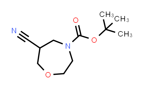 CAS No. 1823484-09-8, tert-Butyl 6-cyano-1,4-oxazepane-4-carboxylate