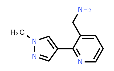 CAS No. 1823582-57-5, [2-(1-Methyl-1H-pyrazol-4-yl)pyridin-3-yl]methanamine
