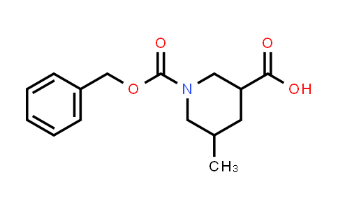 CAS No. 1823633-01-7, 1-((Benzyloxy)carbonyl)-5-methylpiperidine-3-carboxylic acid