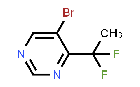 CAS No. 1823642-95-0, 5-Bromo-4-(1,1-difluoroethyl)pyrimidine