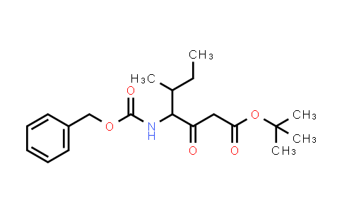 CAS No. 1823777-46-3, tert-Butyl 4-(((benzyloxy)carbonyl)amino)-5-methyl-3-oxoheptanoate