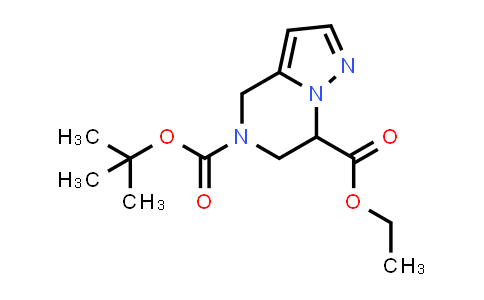 CAS No. 1823856-54-7, 5-(tert-Butyl) 7-ethyl 6,7-dihydropyrazolo[1,5-a]pyrazine-5,7(4H)-dicarboxylate