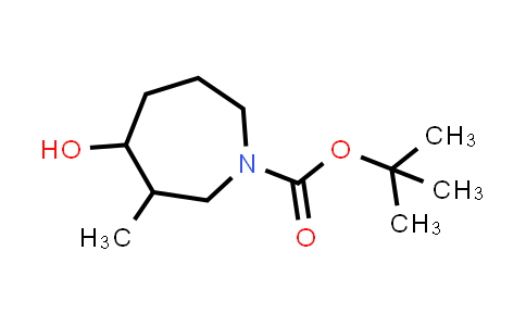 CAS No. 1823857-10-8, tert-Butyl 4-hydroxy-3-methylazepane-1-carboxylate