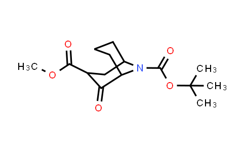 CAS No. 1823862-55-0, 9-(tert-Butyl) 3-methyl 2-oxo-9-azabicyclo[3.3.1]nonane-3,9-dicarboxylate