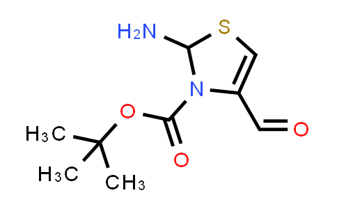 CAS No. 1823872-01-0, Tert-butyl 2-amino-4-formylthiazole-3(2H)-carboxylate