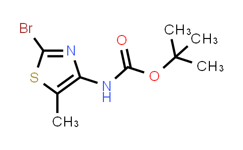 CAS No. 1823888-15-8, tert-Butyl (2-bromo-5-methylthiazol-4-yl)carbamate