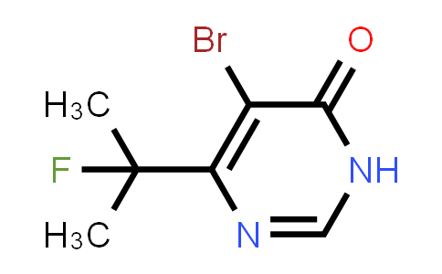 CAS No. 1823898-84-5, 5-Bromo-6-(2-fluoropropan-2-yl)pyrimidin-4(3H)-one