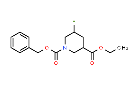 1823995-53-4 | 1-Benzyl 3-ethyl 5-fluoropiperidine-1,3-dicarboxylate