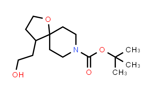 CAS No. 1824023-95-1, tert-Butyl 4-(2-hydroxyethyl)-1-oxa-8-azaspiro[4.5]decane-8-carboxylate