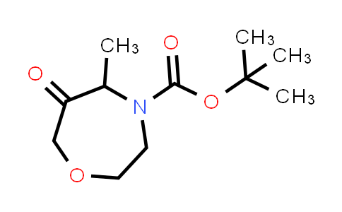 CAS No. 1824026-76-7, tert-Butyl 5-methyl-6-oxo-1,4-oxazepane-4-carboxylate
