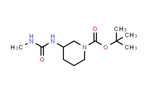 CAS No. 1824068-84-9, tert-Butyl 3-[(methylcarbamoyl)amino]piperidine-1-carboxylate
