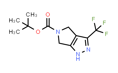 CAS No. 1824276-67-6, tert-Butyl 3-(trifluoromethyl)-4,6-dihydropyrrolo[3,4-c]pyrazole-5(1H)-carboxylate