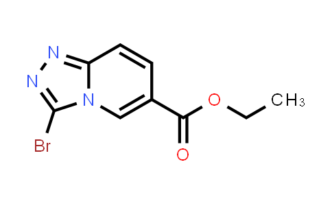 CAS No. 1824288-96-1, Ethyl 3-bromo-[1,2,4]triazolo[4,3-a]pyridine-6-carboxylate