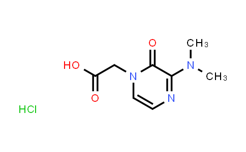 CAS No. 1824293-17-5, 2-(3-(Dimethylamino)-2-oxopyrazin-1(2H)-yl)acetic acid hydrochloride