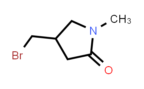 CAS No. 1824342-89-3, 4-(Bromomethyl)-1-methylpyrrolidin-2-one