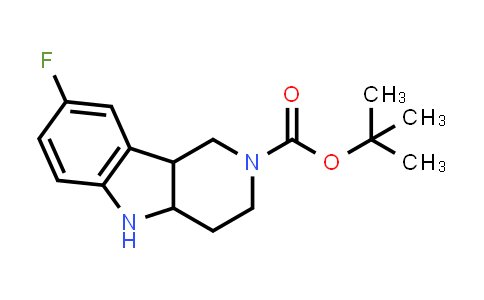 CAS No. 1824506-47-9, tert-Butyl 8-fluoro-3,4,4a,5-tetrahydro-1H-pyrido[4,3-b]indole-2(9bH)-carboxylate