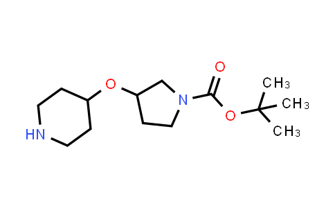 CAS No. 1824513-13-4, tert-Butyl 3-(piperidin-4-yloxy)pyrrolidine-1-carboxylate