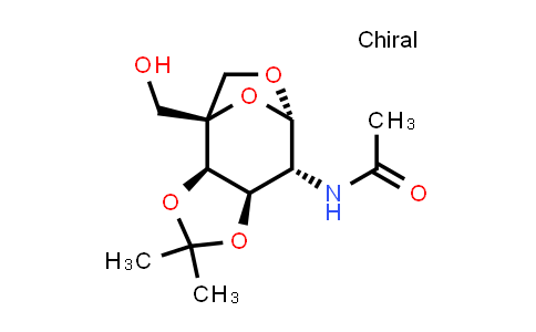 CAS No. 1824718-03-7, N-((3aR,4S,7S,8R,8aR)-4-(Hydroxymethyl)-2,2-dimethylhexahydro-4,7-epoxy[1,3]dioxolo[4,5-d]oxepin-8-yl)acetamide