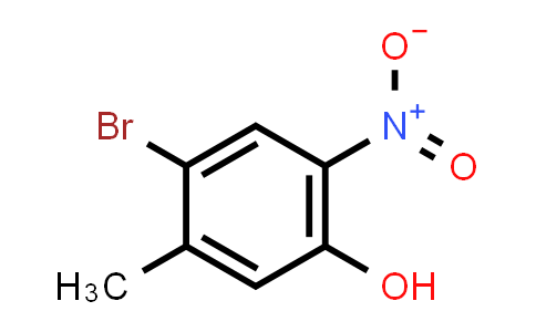 CAS No. 182500-28-3, 4-Bromo-5-methyl-2-nitrophenol