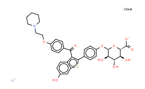 CAS No. 182507-22-8, Raloxifene 4'-glucuronide