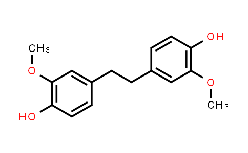 CAS No. 18256-53-6, 4,4'-(Ethane-1,2-diyl)bis(2-methoxyphenol)