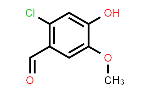 CAS No. 18268-76-3, 2-Chloro-4-hydroxy-5-methoxybenzaldehyde