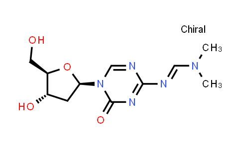 CAS No. 183016-17-3, (E)-N'-(5-((2R,4S,5R)-4-Hydroxy-5-(hydroxymethyl)tetrahydrofuran-2-yl)-4-oxo-4,5-dihydro-1,3,5-triazin-2-yl)-N,N-dimethylformimidamide