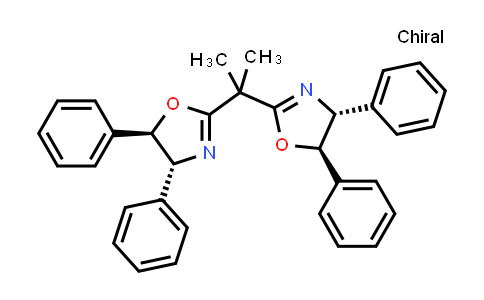 CAS No. 183072-30-2, (4R,4'R,5R,5'R)-2,2'-(1-Methylethylidene)bis[4,5-dihydro-4,5-diphenyloxazole]
