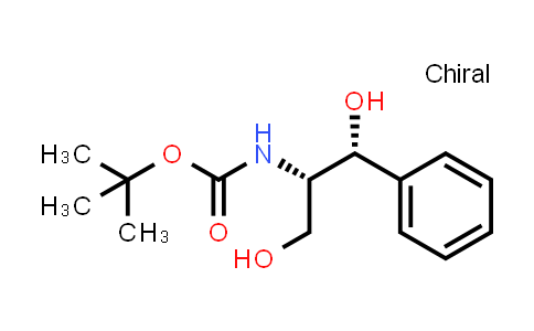 CAS No. 183075-33-4, tert-Butyl ((1R,2S)-1,3-dihydroxy-1-phenylpropan-2-yl)carbamate