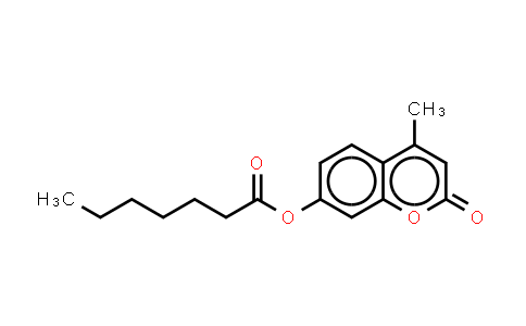 CAS No. 18319-92-1, 4-Methylumbelliferyl heptanoate