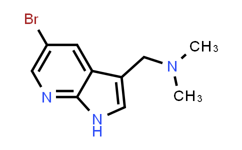 CAS No. 183208-54-0, 1-(5-Bromo-1H-pyrrolo[2,3-b]pyridin-3-yl)-N,N-dimethylmethanamine