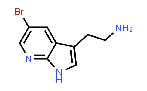 CAS No. 183208-57-3, 1H-Pyrrolo[2,3-b]pyridine-3-ethanamine, 5-bromo-