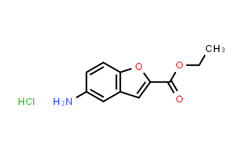 CAS No. 183288-42-8, Ethyl 5-aminobenzofuran-2-carboxylate hydrochloride