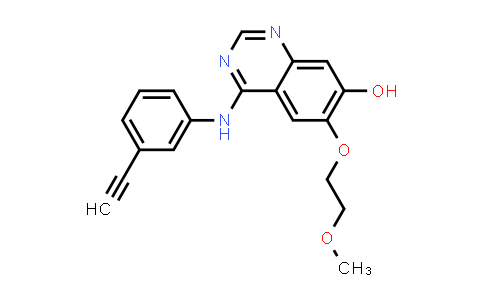 CAS No. 183320-72-1, 4-[(3-Ethynylphenyl)amino]-6-(2-methoxyethoxy)-7-quinazolinol