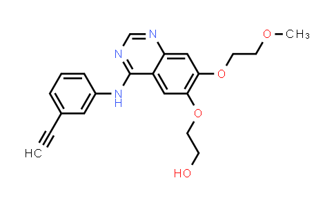 CAS No. 183321-86-0, 2-[[4-[(3-Ethynylphenyl)amino]-7-(2-methoxyethoxy)-6-quinazolinyl]oxy]ethanol