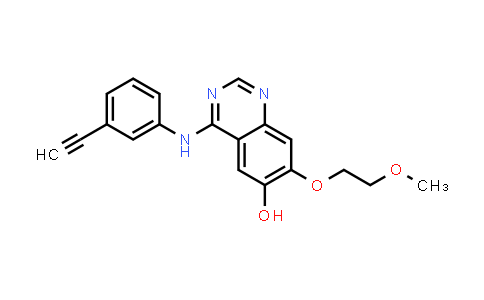 CAS No. 183322-38-5, 4-[(3-Ethynylphenyl)amino]-7-(2-methoxyethoxy)-6-quinazolinol