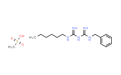 CAS No. 1834584-89-2, N1-hexyl-N5-benzyl-biguanide mesylate
