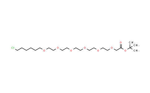 CAS No. 1835705-54-8, 3,6,9,12,15,18-Hexaoxatetracosanoic acid, 24-chloro-, 1,1-dimethylethyl ester