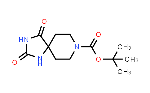 CAS No. 183673-70-3, tert-butyl 2,4-dioxo-1,3,8-triazaspiro[4.5]decane-8-carboxylate