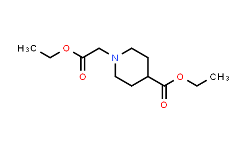 CAS No. 1838-39-7, ethyl 1-(2-ethoxy-2-oxoethyl)piperidine-4-carboxylate