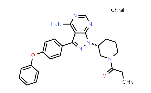 CAS No. 1839099-22-7, 1-Propanone, 1-[(3R)-3-[4-amino-3-(4-phenoxyphenyl)-1H-pyrazolo[3,4-d]pyrimidin-1-yl]-1-piperidinyl]-