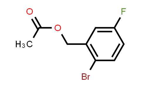 CAS No. 1839665-96-1, 2-Bromo-5-fluorobenzyl acetate