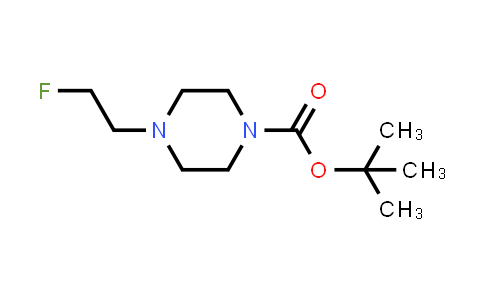 CAS No. 184042-58-8, tert-Butyl 4-(2-fluoroethyl)piperazine-1-carboxylate