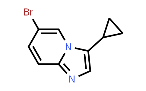 CAS No. 1840955-88-5, 6-Bromo-3-cyclopropylimidazo[1,2-a]pyridine
